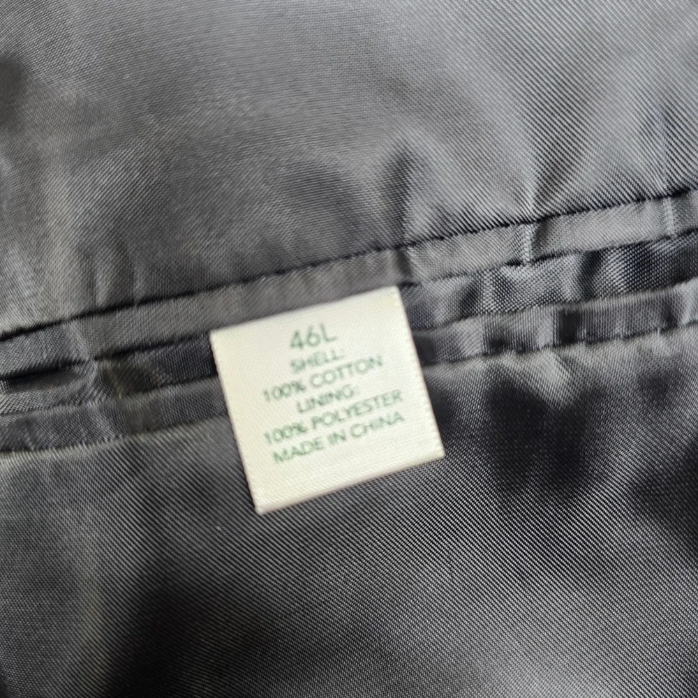 Saddlebred Corduroy Sport Coat‎ Mens 46L 46 Black Western Cowboy Blazer